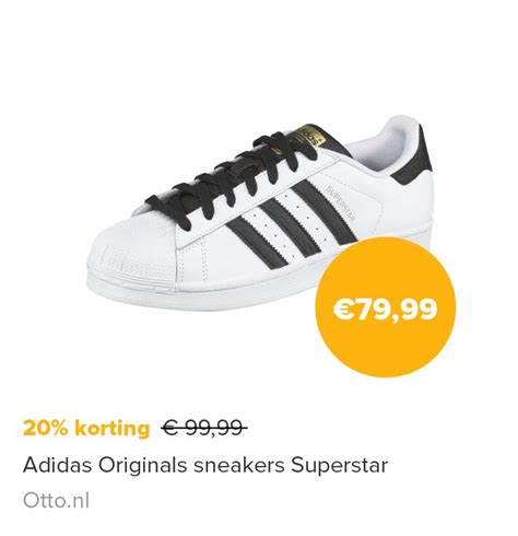 adidas superstar met korting